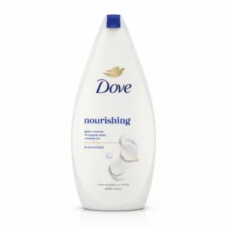 Dove Nourishing Body Wash front side
