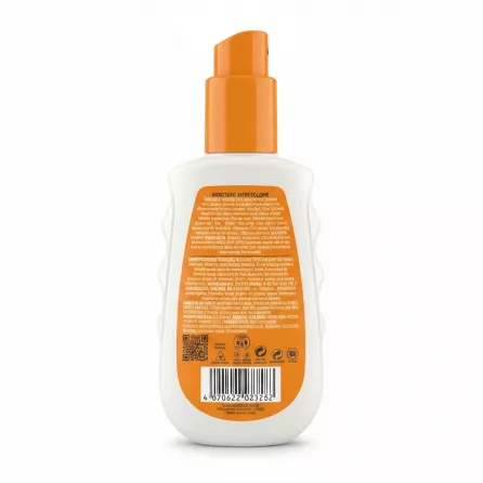 Garnier Ambre Solaire Hydra 24H Protect SPF 50 sunscreen spray bottle back label