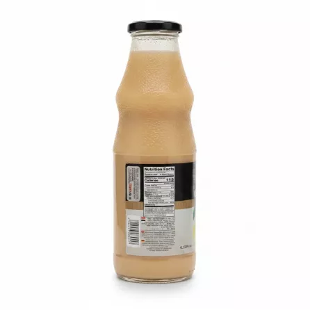 Back view with nutrition facts and ingredients