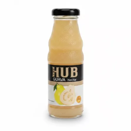 The HUB Guava Nectar bottle front view