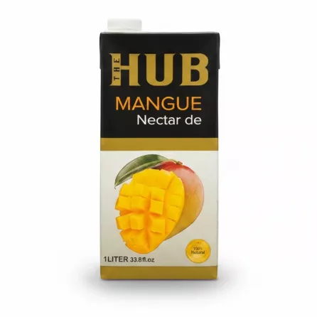 The Hub Mango Nectar 1 litre carton front view
