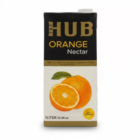 The Hub Orange Nectar 1 litre carton - front view