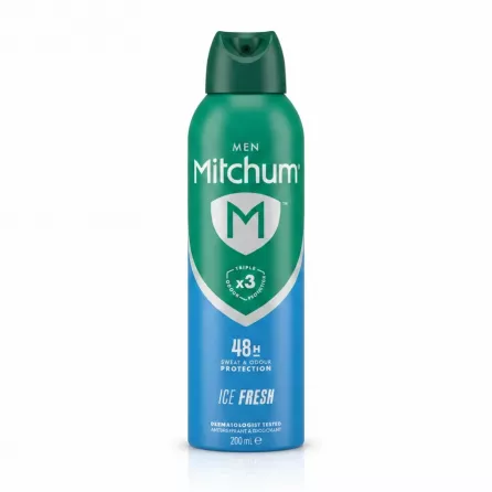 Mitchum Men Ice Fresh Deodorant spray front view