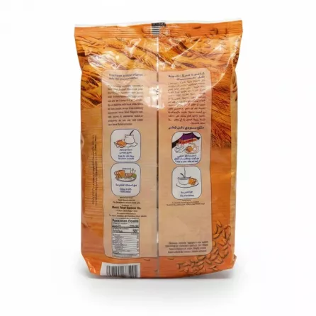 Back of the Herfy Foods Original Rusk package with ingredients and usage info