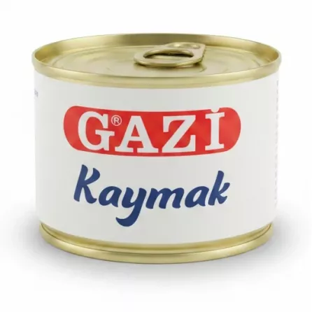 Gazi Kaymak canned Turkish cream front view