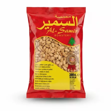 Packet of Al-Samir roasted salted melon seeds
