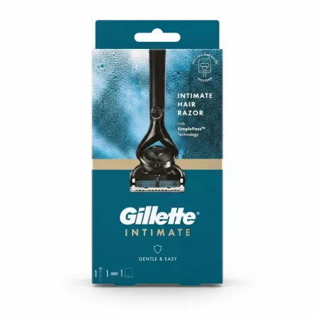 Gillette Intimate Hair Razor packaging front view