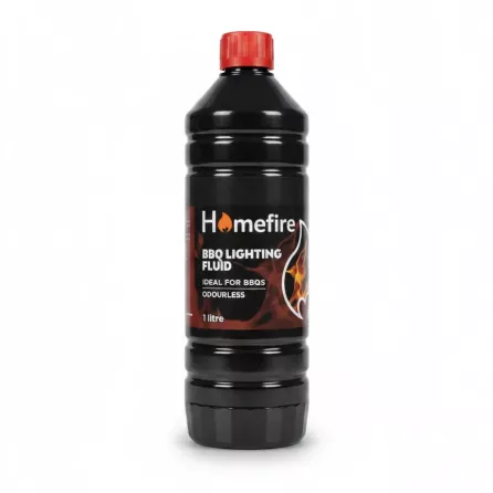 Homefire BBQ Lighting Fluid 1 litre bottle front view
