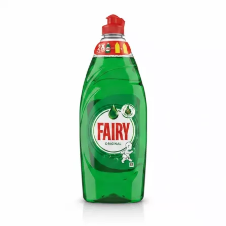 Front view of Fairy Original dishwashing liquid bottle