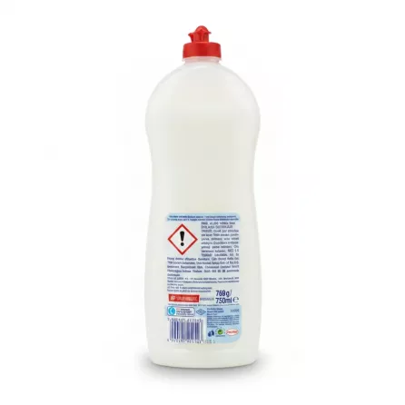 Pril Aloe Vera Dishwashing Liquid back label and barcode
