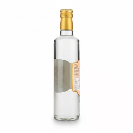 Back view of Donya Fennel Distilled Water bottle clear liquid