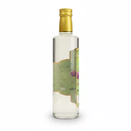 Back view of Donya Milk Thistle Distilled Water showing label details