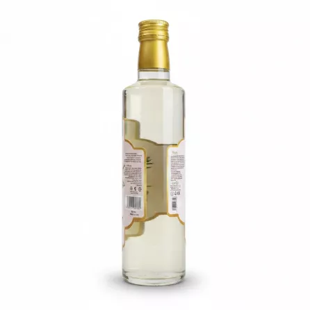 Donya Thyme Distilled Water 500ml side view with barcode and ingredients