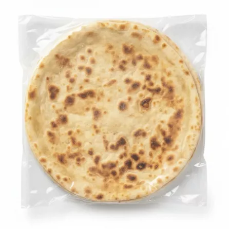 Back view of the packaged Yayla Lahmacun showing crust details