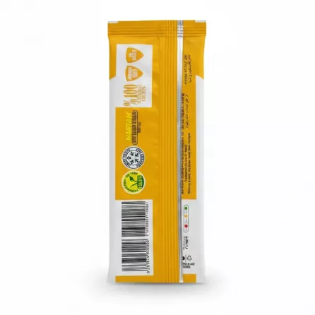 Mixmay Apricot Natural Fruit Bar back packaging with barcode and storage info