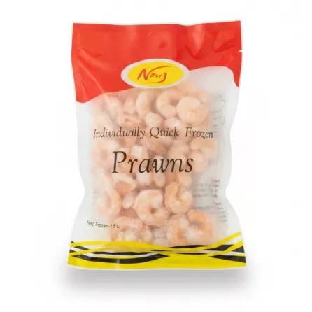 packaged quick frozen king prawns