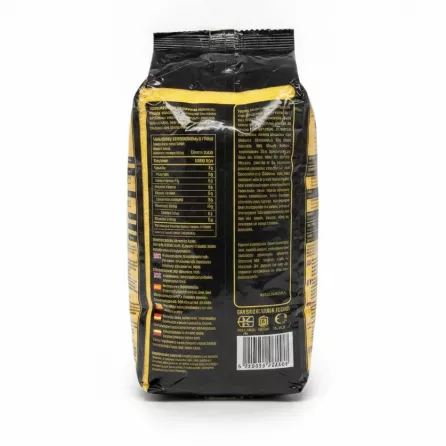 Nutritional information and product details on back of Enache-Morarit cornmeal pack