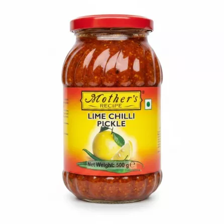 Jar of Mother's Recipe Lime Chilli Pickle
