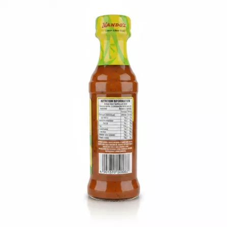 Nando's Peri-Peri Lemon & Herb Sauce nutrition and barcode label