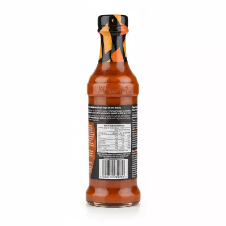 Nando's Quick Marinade Medium bottle back view with nutrition facts