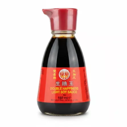 Double Happiness Light Soy Sauce 150ml bottle front label