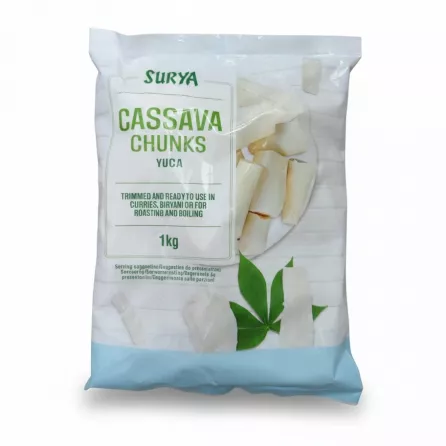 Surya Cassava Chunks Yuca frozen pack front view