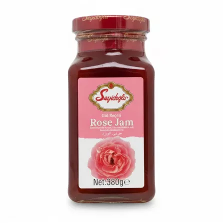 Seyidoglu Rose Jam jar front label