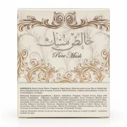 Back of product box showing ingredients and details