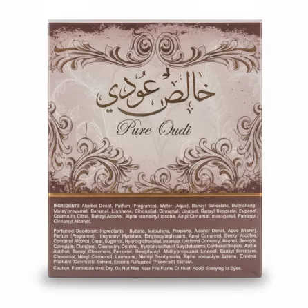 Pure Oudi Eau de Parfum 100ml front view