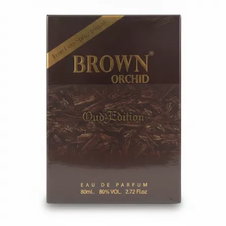 Brown Orchid Oud Edition Eau de Parfum 80ml boxed package