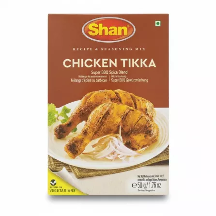 Box of Shan Chicken Tikka Super BBQ Spice Blend