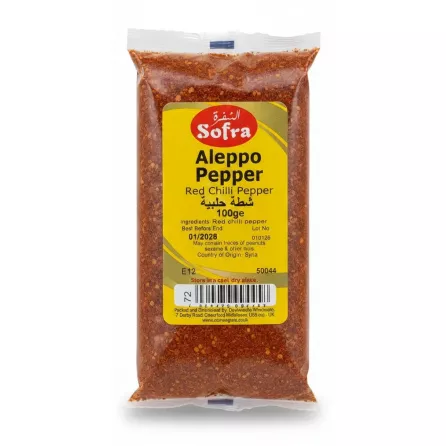 Sofra Aleppo Red Chilli Pepper front packaging