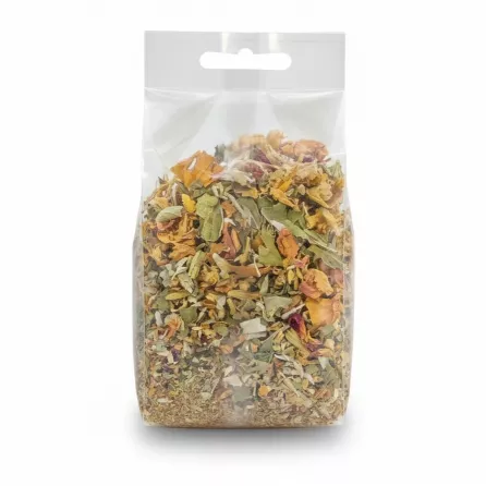 Clear back packaging showing mix of dried flowers and herbs