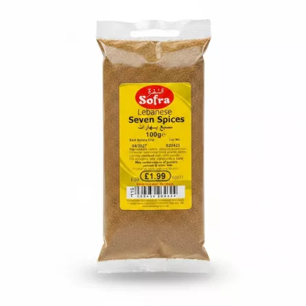 Sofra Lebanese Seven Spices 100g pack