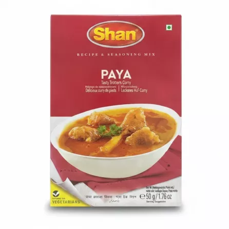 Shan Paya Tasty Trotters Curry seasoning mix box front