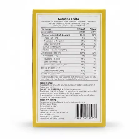 Back of Shan Kofta box showing nutrition and ingredient information