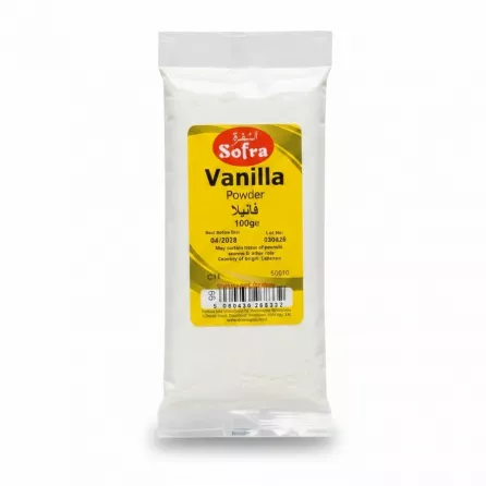Packet of Sofra Vanilla Powder 100g