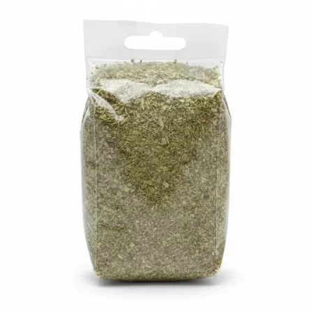 Back view of Sofra rubbed sage 65g pack showing contents