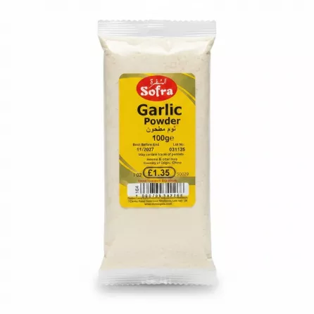 packet of Sofra brand garlic powder