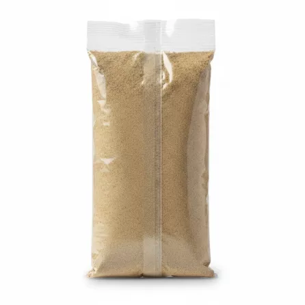 Back view of Sofra Ground Cardamom packed in clear plastic bag
