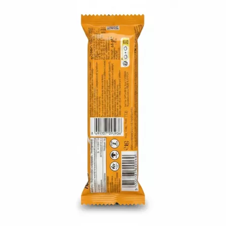 Nuttymax Hazelnut Cream Chocolate Bar back packaging with nutritional info