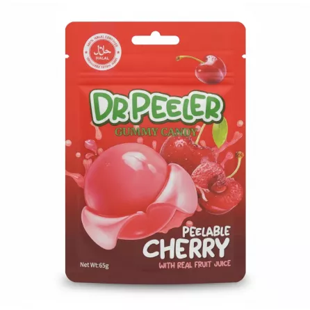 Dr Peeler Peelable Cherry Gummy Candy pouch front