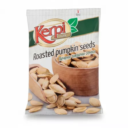 Kerpi Roasted Pumpkin Seeds front packaging view