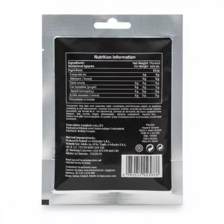 Back view Abido Mandi Spices packet with nutrition and ingredients info