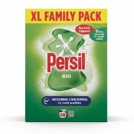 Persil Bio XL Family Pack laundry powder box front view
