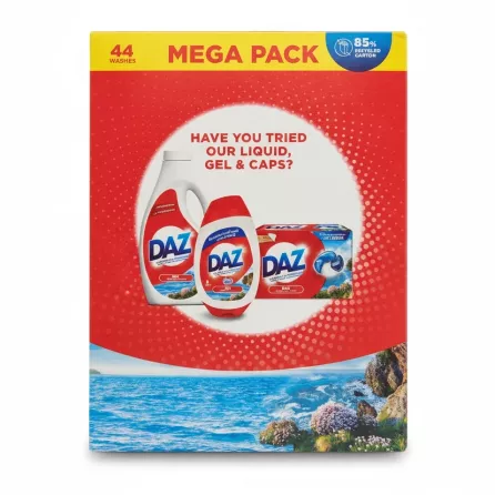 Daz liquid, gel and caps product range