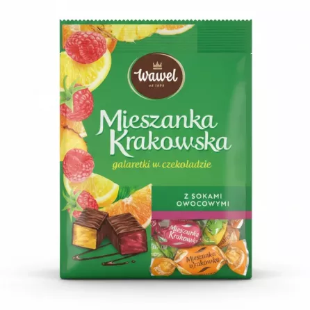 Wawel Mieszanka Krakowska fruit jelly chocolates pack front view