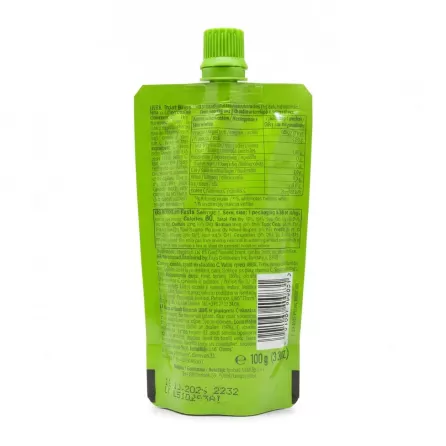 Kubus Mousse Banana Apple nutritional info and ingredients back pouch