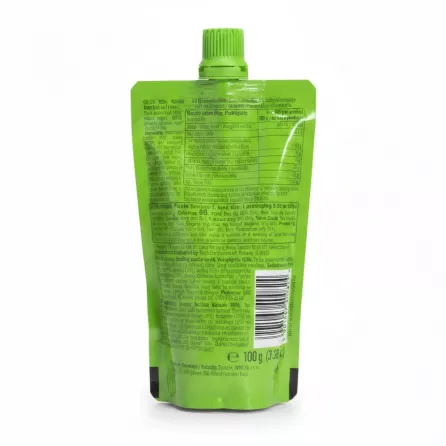Kubus Mousse Strawberry pouch back nutritional info