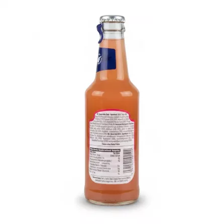 Suncrest Guava Juice Drink 250ml bottle back label with ingredients and nutritional info